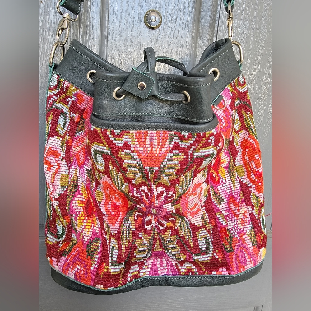 Guatemalan bucket bag